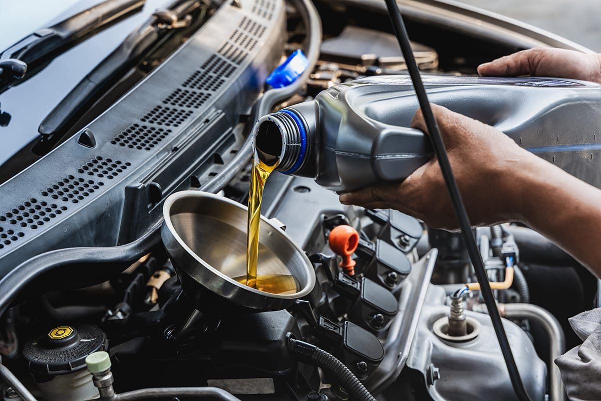 Vehicle oil change service