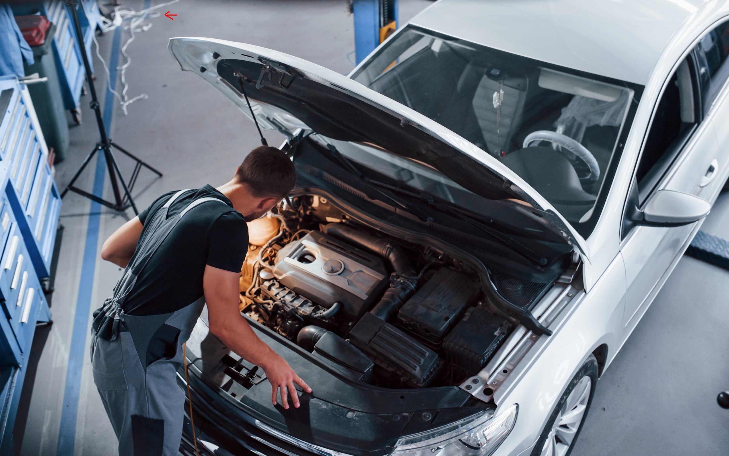 Engine compartment inspection